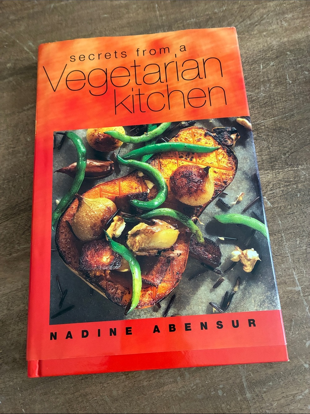 Secrets From A Vegetarian Kitchen Cookbook - Orange Cover